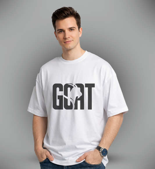 Men's 'GOAT' Graphic Drop Shoulder