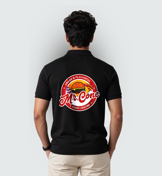 Men's 'MR CONE' Graphic Polo T-Shirt