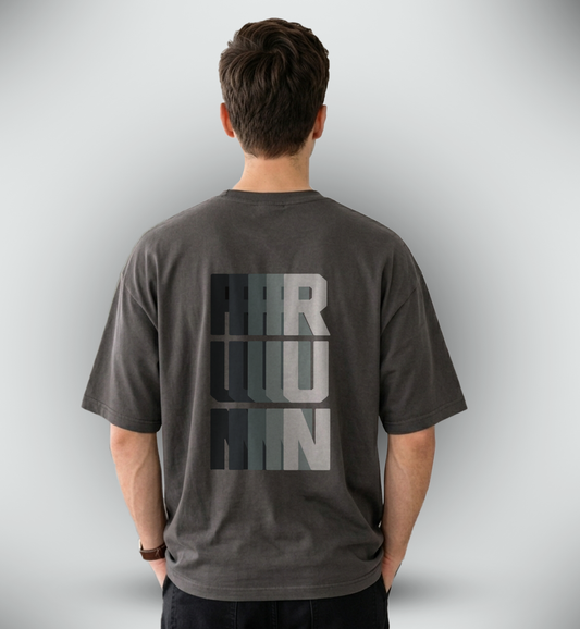 Men's 'RUN' Graphic Drop Shoulder