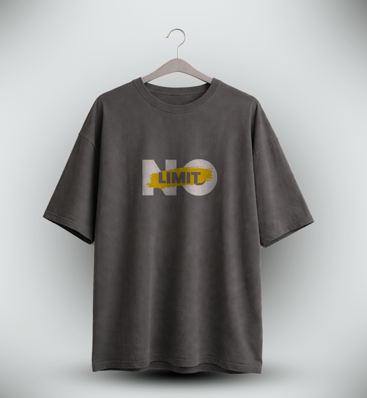 Men's 'NO LIMIT' Graphic Drop Shoulder