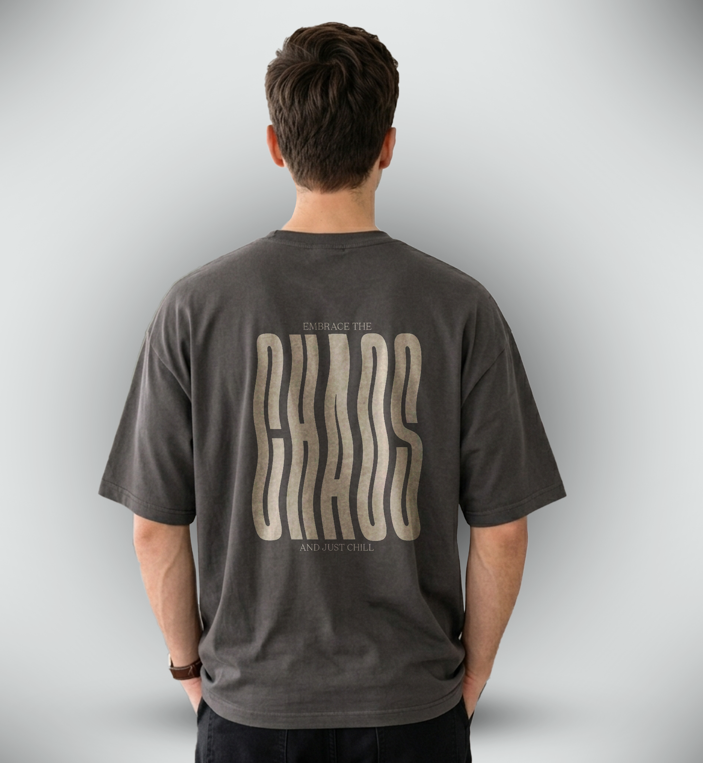 Men's 'CHAOS' Graphic Drop Shoulder