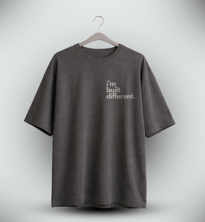 Men's 'I'M BUILT DIFFERENT' Graphic Drop Shoulder