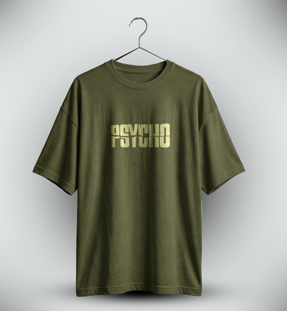 Men's 'PSYCHO' Graphic Drop Shoulder