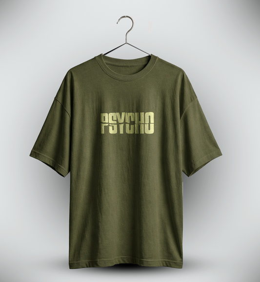 Men's 'PSYCHO' Graphic Drop Shoulder
