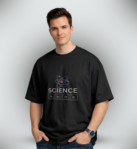 Men's 'SCIENCE' Graphic Drop Shoulder