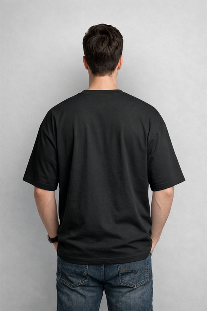 Men's 'BIKER BOY' Graphic Drop Shoulder