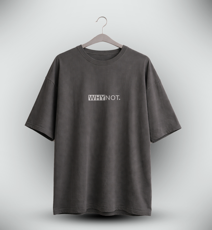 Men's 'WHY NOT' Graphic Drop Shoulder