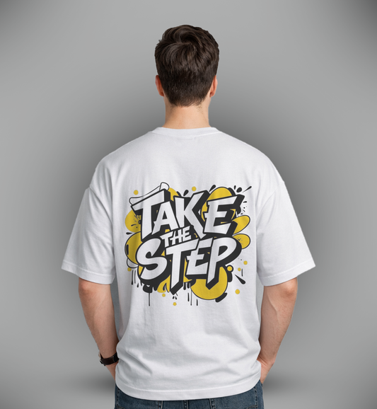 Men's 'TAKE THE STEP' Graphic Drop Shoulder