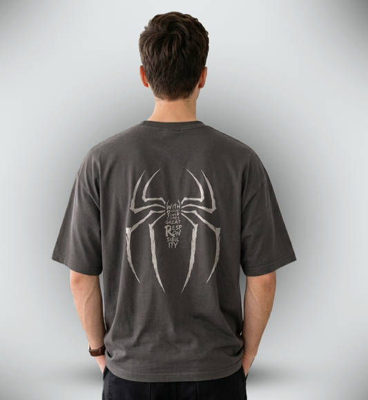 Men's 'SPIDERMAN' Graphic Drop Shoulder