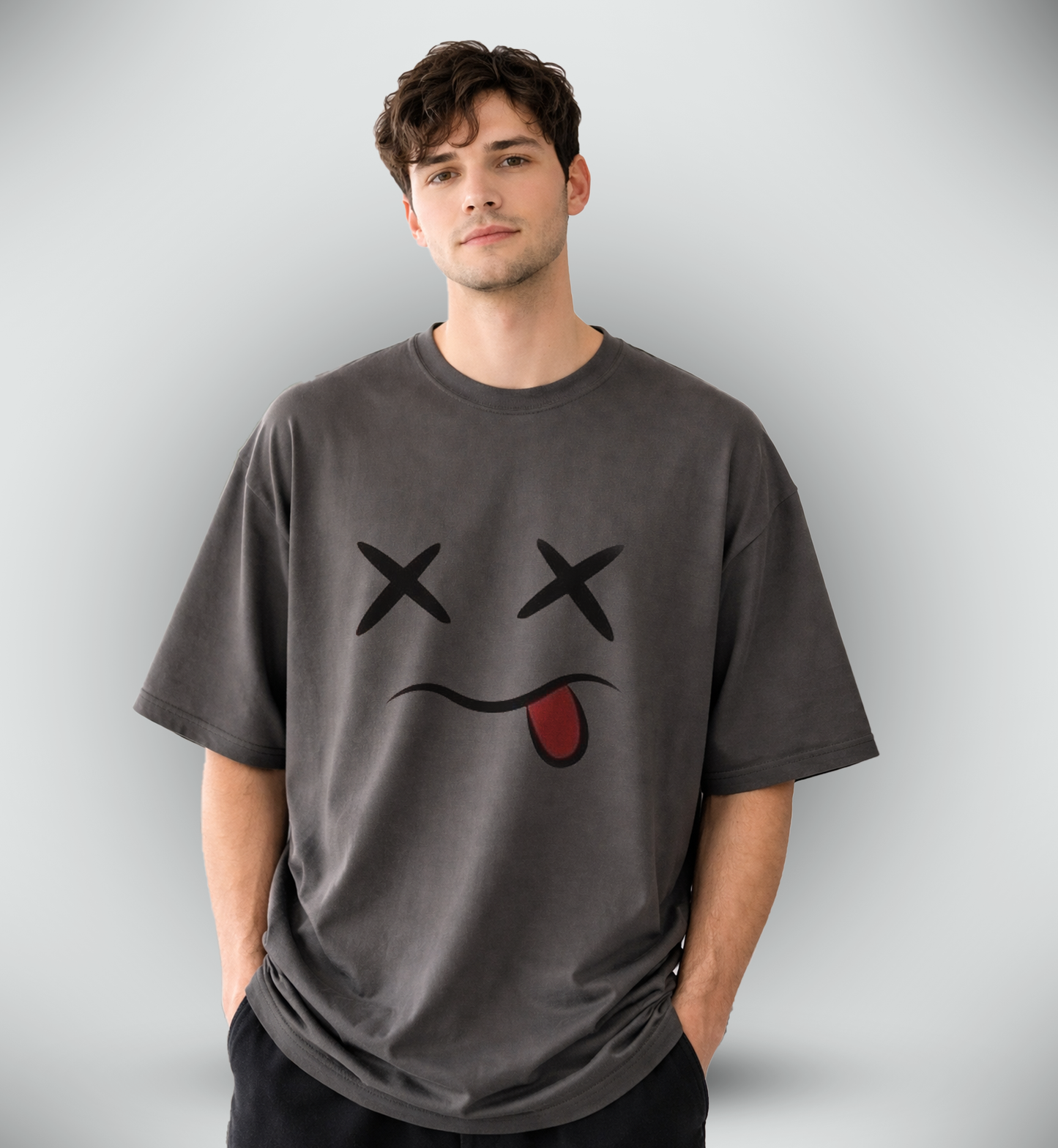 Men's 'DEAD' Graphic Drop Shoulder