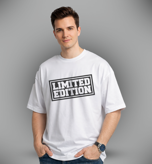 Men's 'LIMITED EDITION' Graphic Drop Shoulder