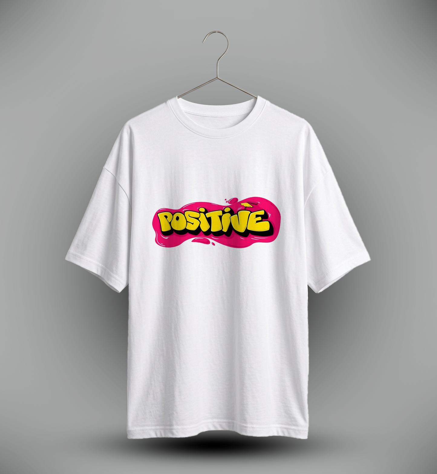 Men's 'POSITIVE' Graphic Drop Shoulder
