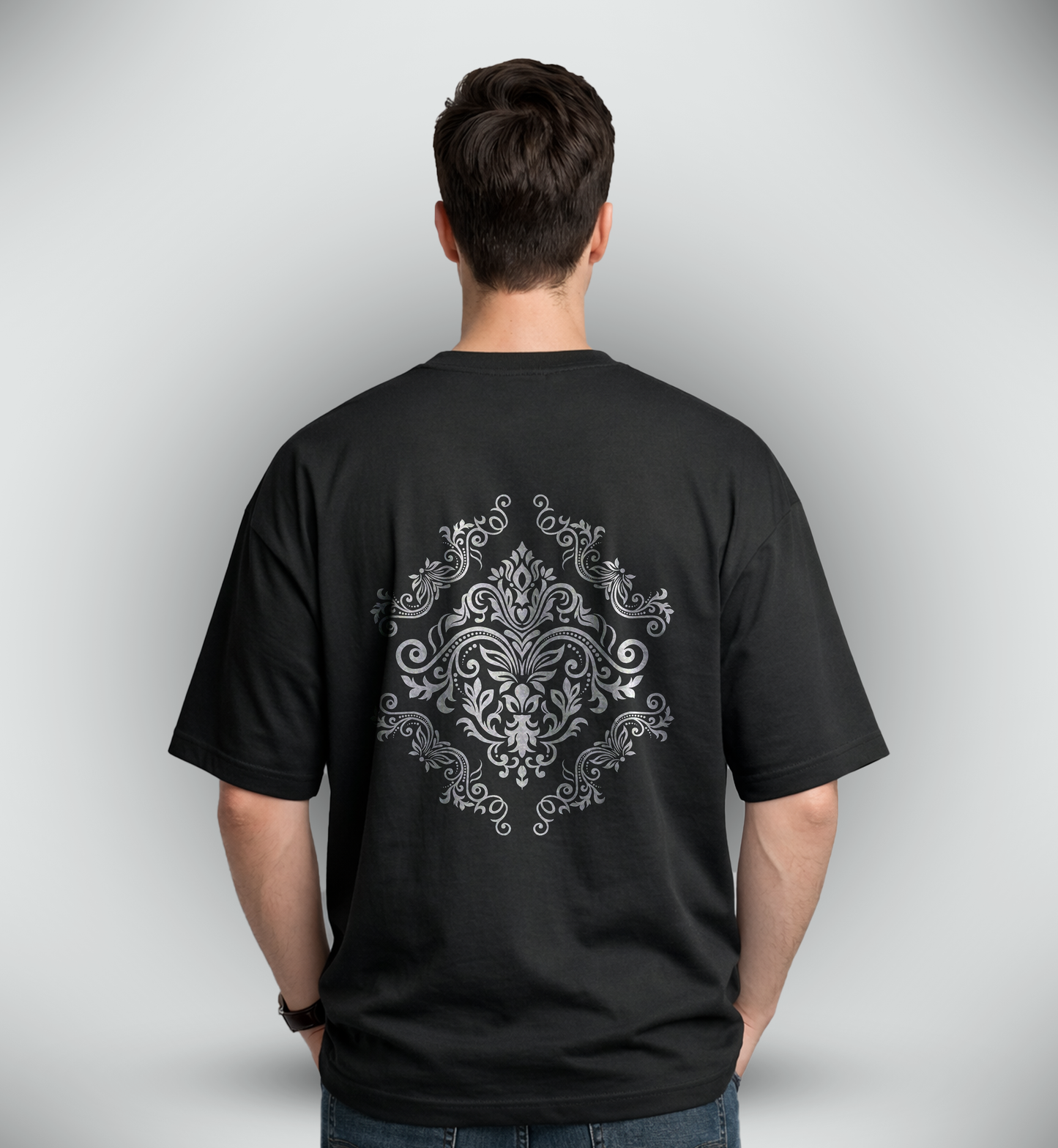 Men's 'BANDANA' Graphic Drop Shoulder