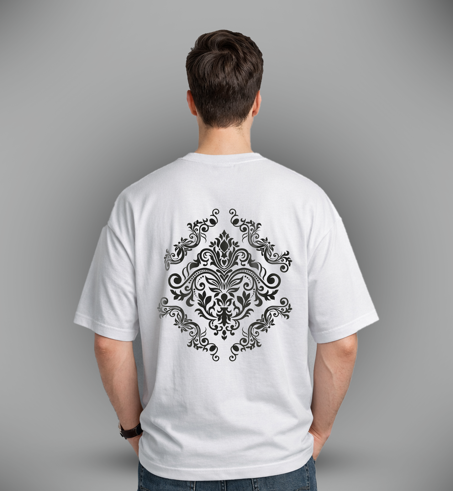 Men's 'BANDANA' Graphic Drop Shoulder