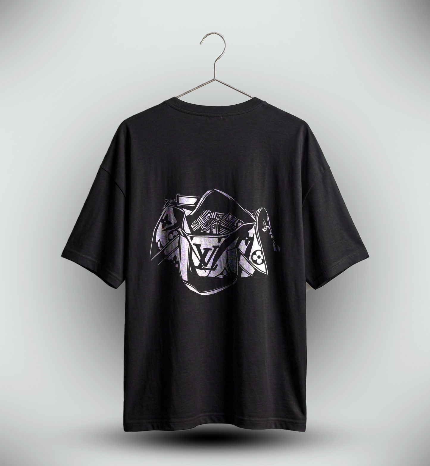 Men's 'MONEY BAG' Graphic Drop Shoulder