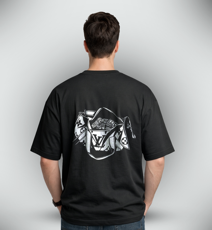 Men's 'MONEY BAG' Graphic Drop Shoulder