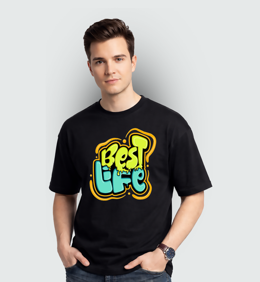 Men's 'BEST LIFE' Graphic T-Shirt