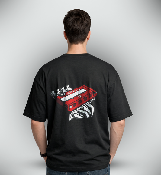 Men's 'MOTORSPORTS' Graphic Drop Shoulder