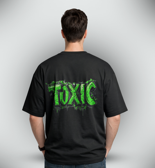 Men's 'TOXIC' Graphic Drop Shoulder