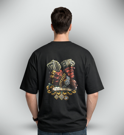 Men's 'MAFIA MONEY' Graphic Drop Shoulder