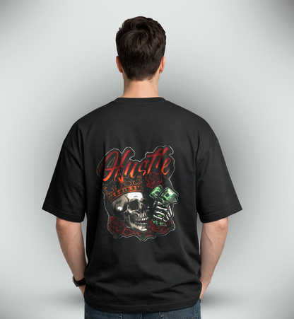 Men's 'HUSTLE' Graphic Drop Shoulder