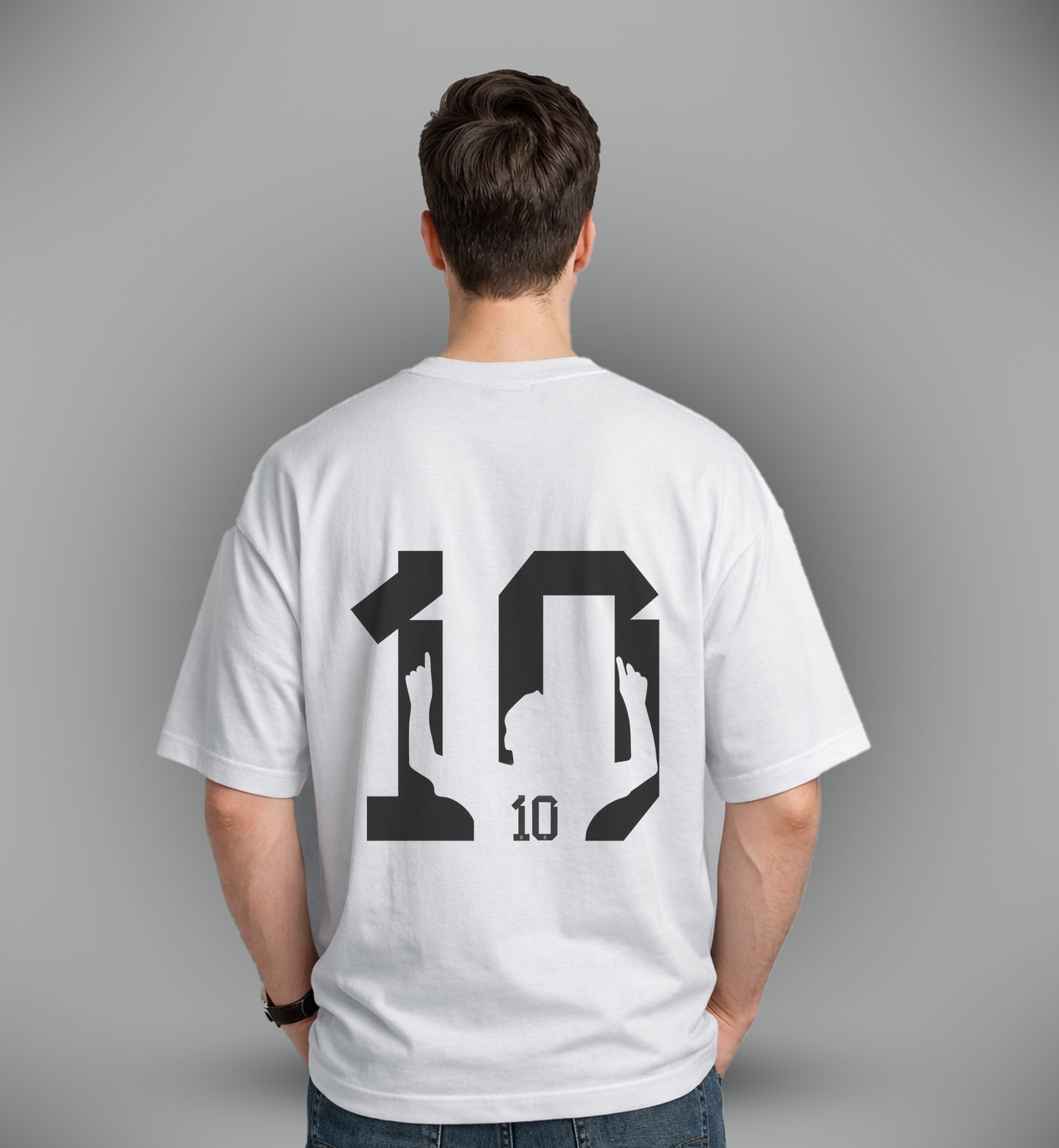 Men's 'MESSI' Graphic Drop Shoulder