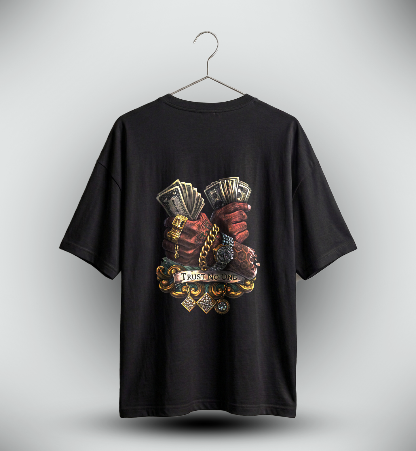 Men's 'MAFIA MONEY' Graphic Drop Shoulder