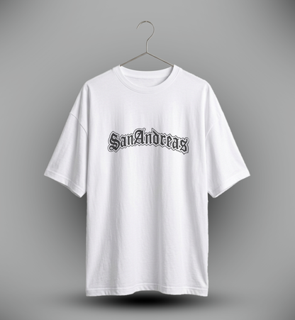 Men's 'SAN ANDREAS' Graphic Drop Shoulder