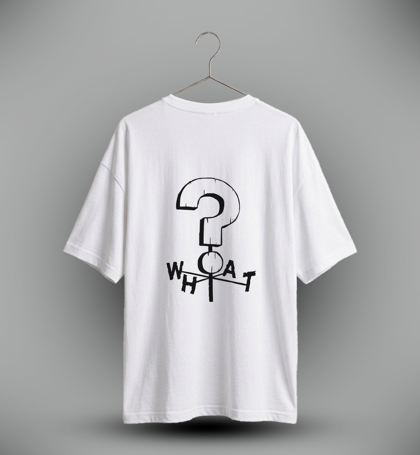 Men's 'WHAT?' Graphic Drop Shoulder