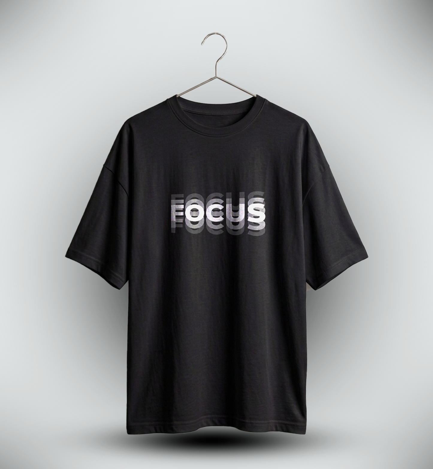 Men's 'FOCUS' Graphic Drop Shoulder