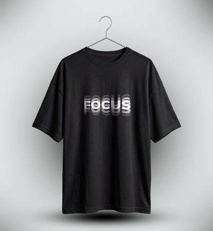 Men's 'FOCUS' Graphic Drop Shoulder