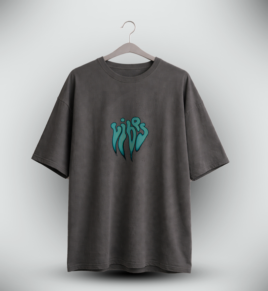 Men's 'VIBES' Graphic Drop Shoulder