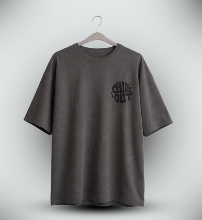 Men's 'CHILL OUT' Graphic Drop Shoulder