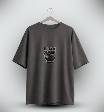 Men's 'BLACK SHEEP' Graphic Drop Shoulder