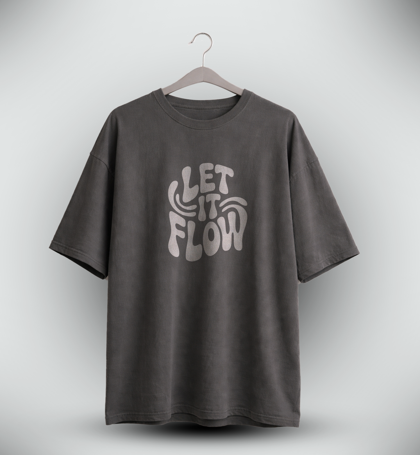 Men's 'LET IT FLOW' Graphic Drop Shoulder