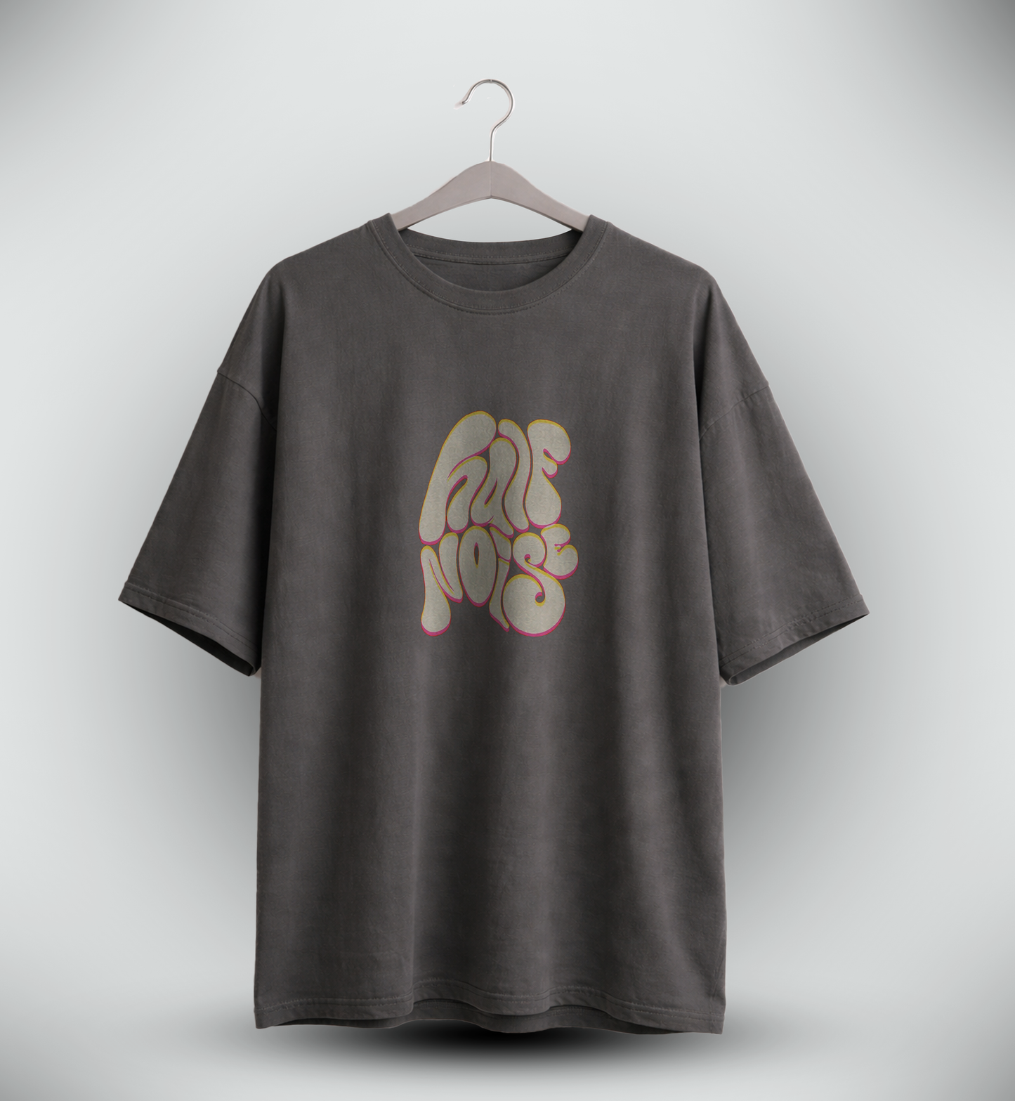 Men's 'HALF NOISE'Graphic Drop Shoulder