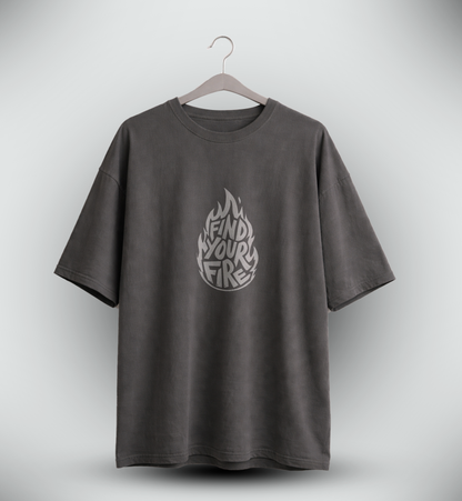 Men's 'FIND YOUR FIRE' Graphic Drop Shoulder