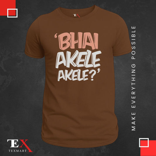 Men's 'BHAI AKELE AKELE' Graphic T-Shirt